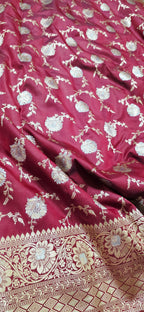 Banaras Katan Silk Brown