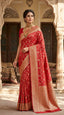 Banaras Silk Saree Red