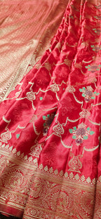 Banaras Silk Saree Red