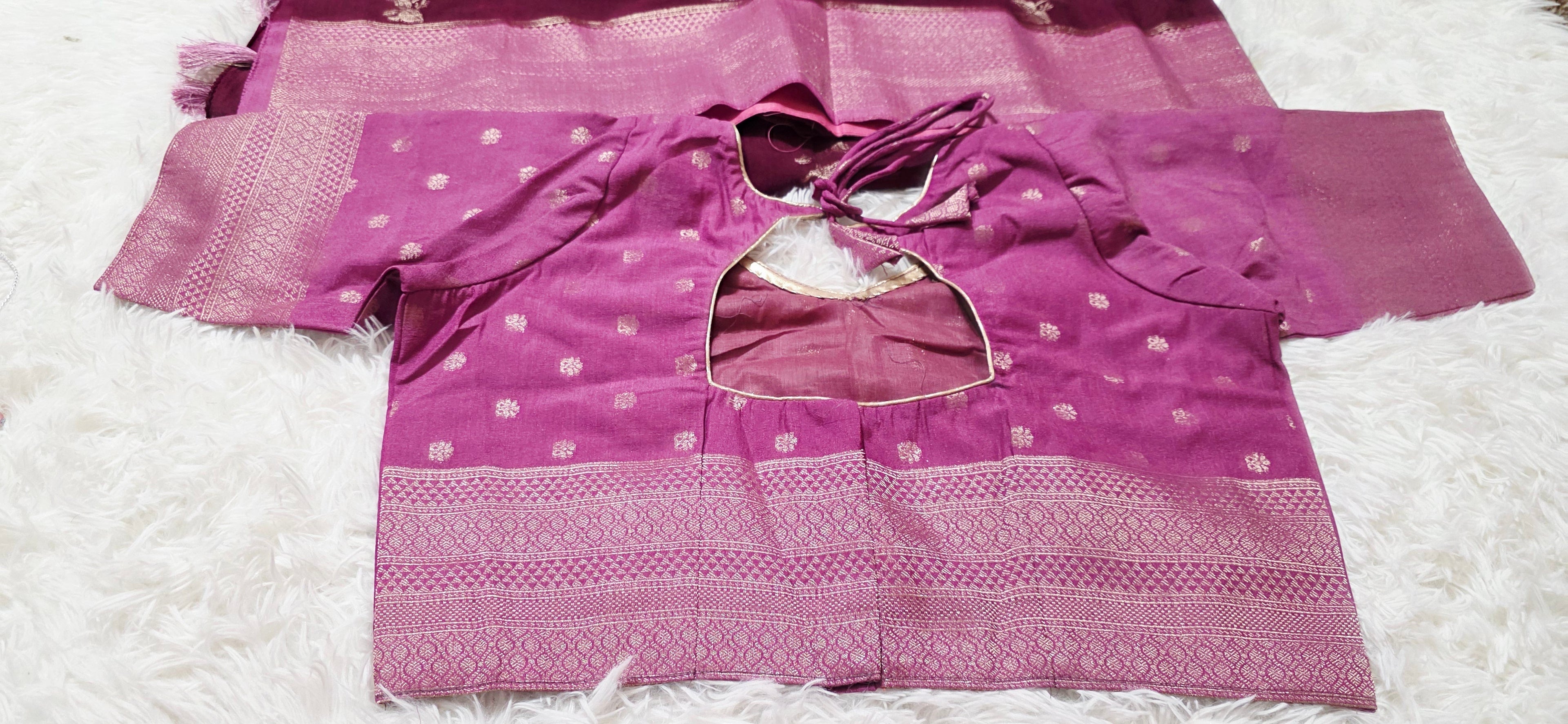 Banaras Silk Saree Red