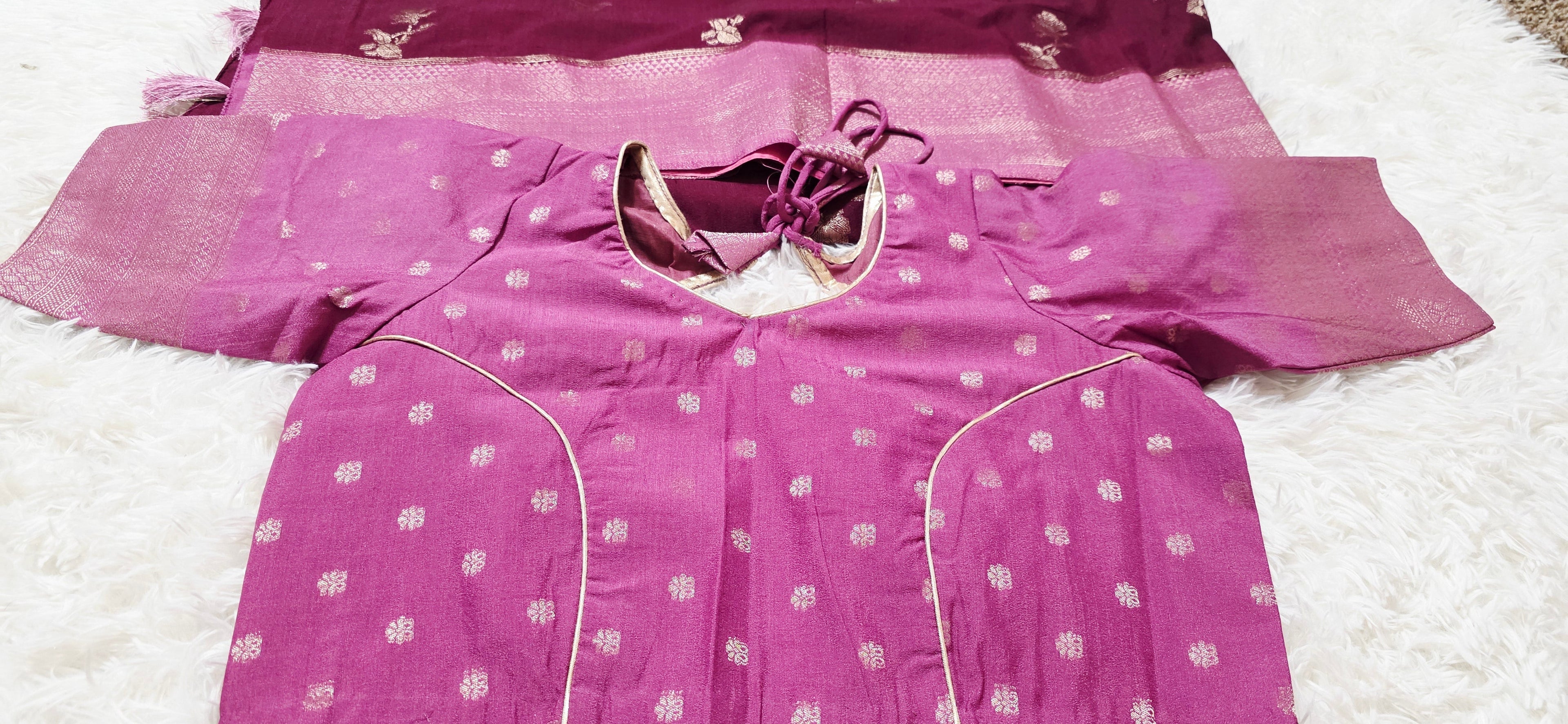 Banaras Silk Saree Red