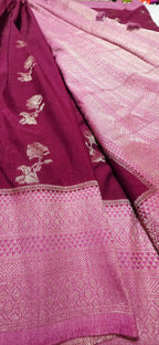 Banaras Silk Saree Red