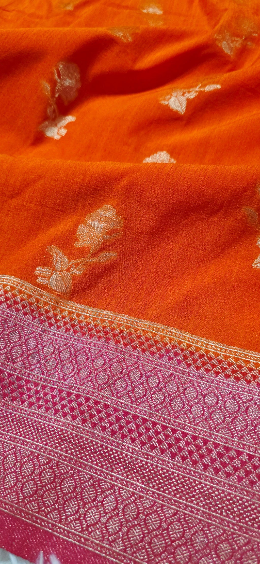 Banaras Silk Saree Red