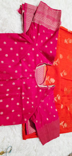 Banaras Silk Saree Red