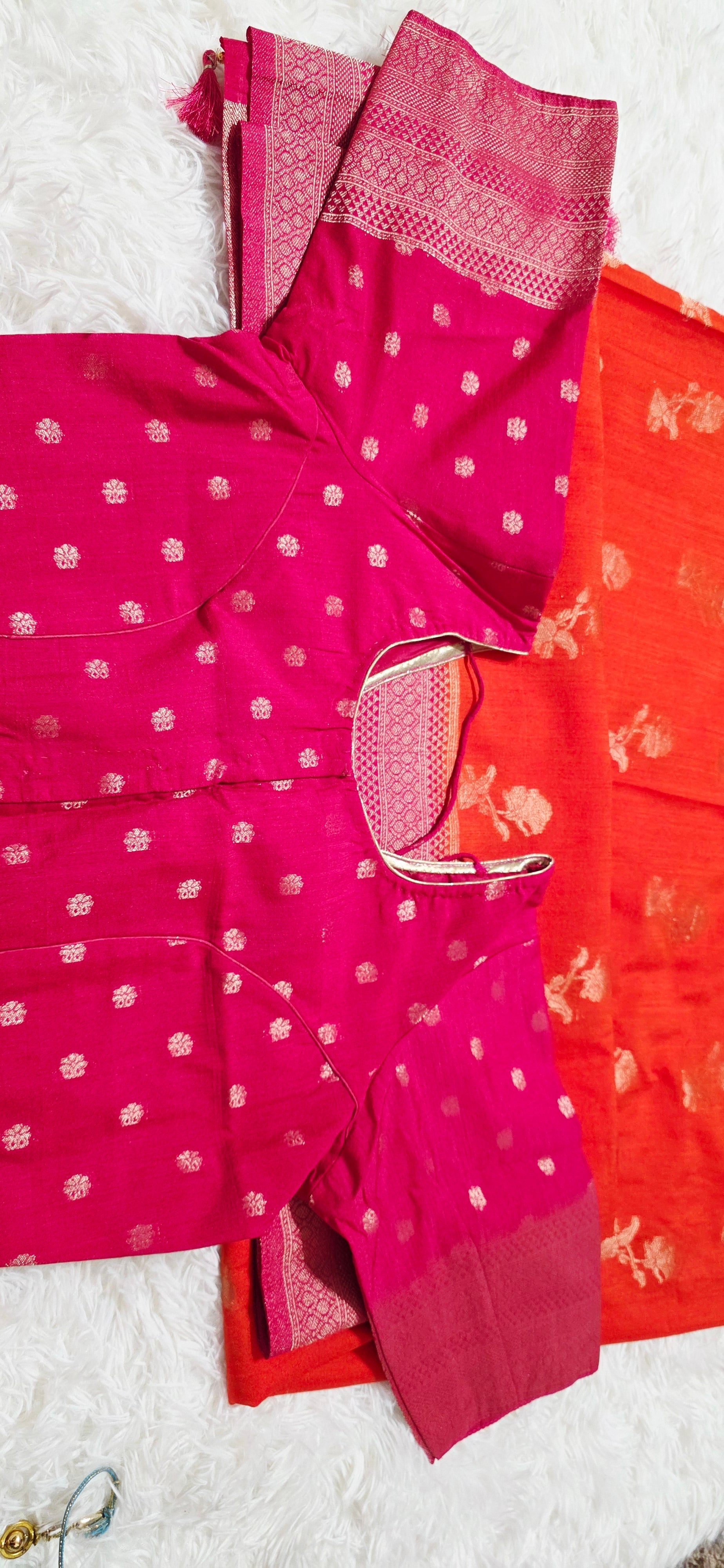 Banaras Silk Saree Red