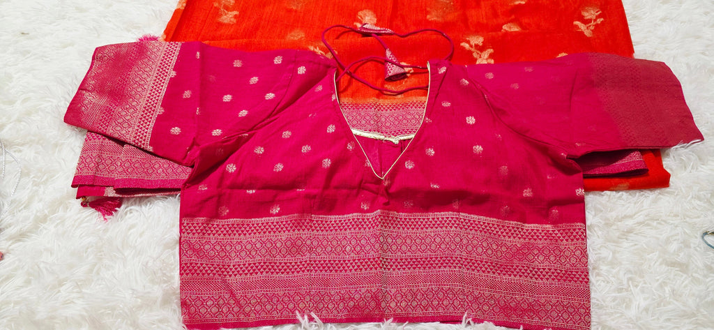 Banaras Silk Saree Red