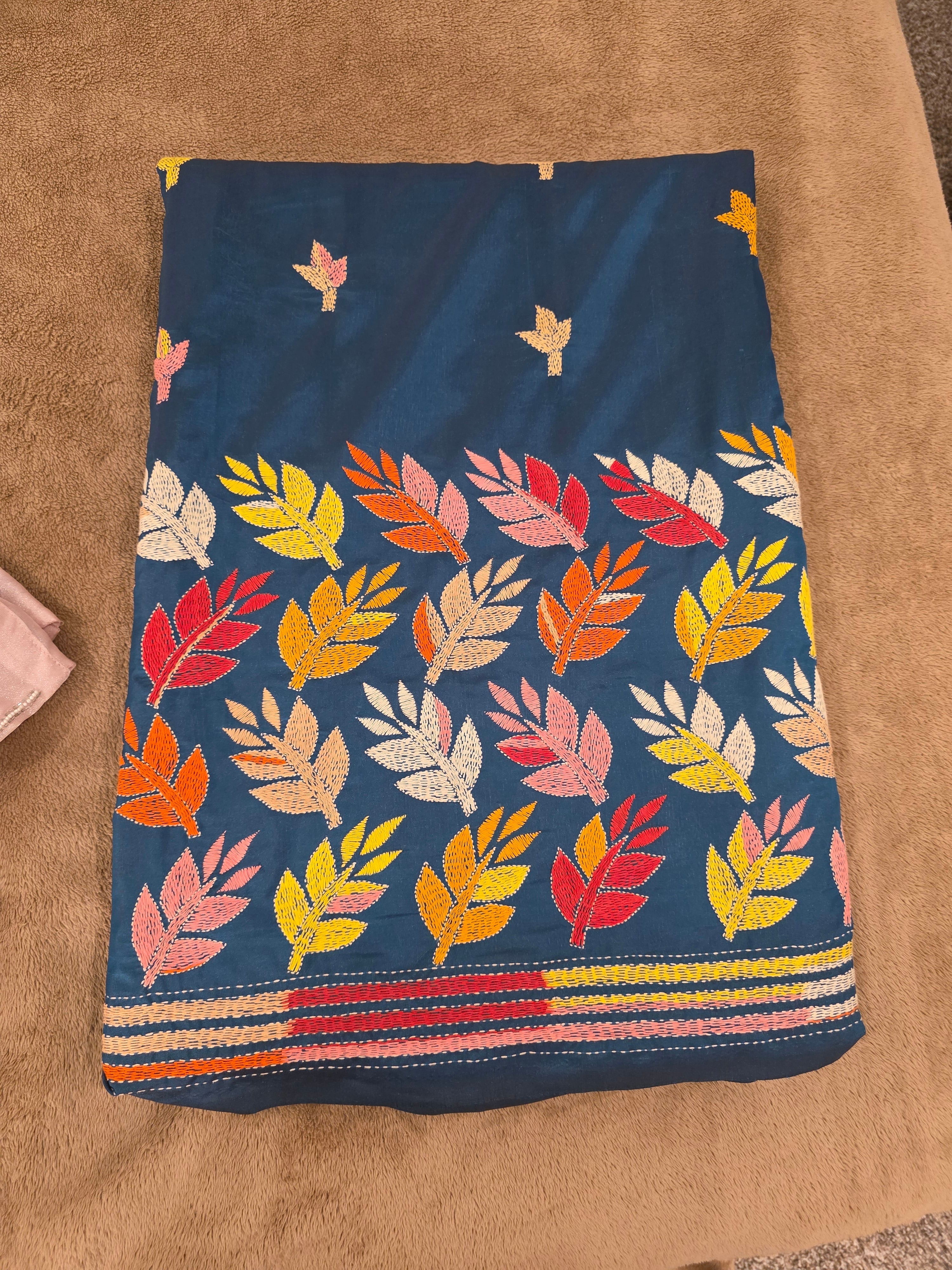 Kantha Silk Saree