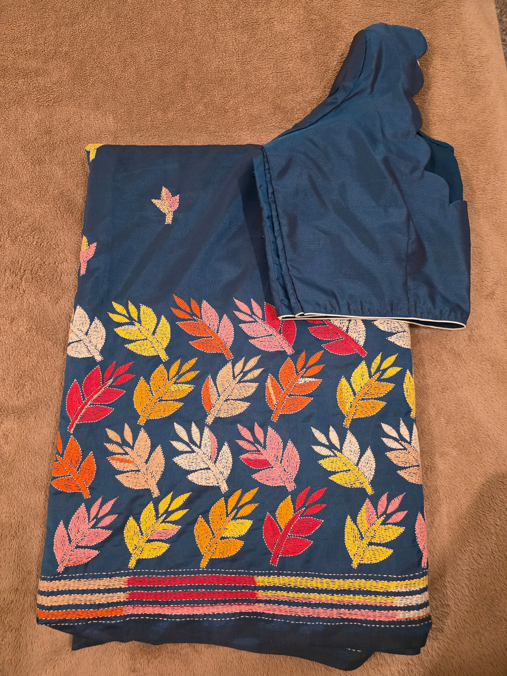 Kantha Silk Saree