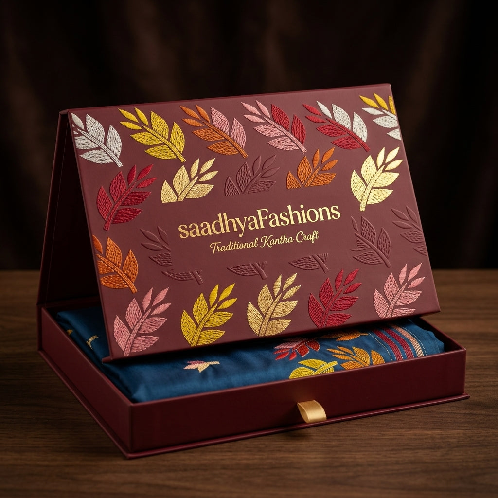 Kantha Silk Saree