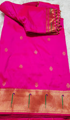 PaithaniSilk Hotpink