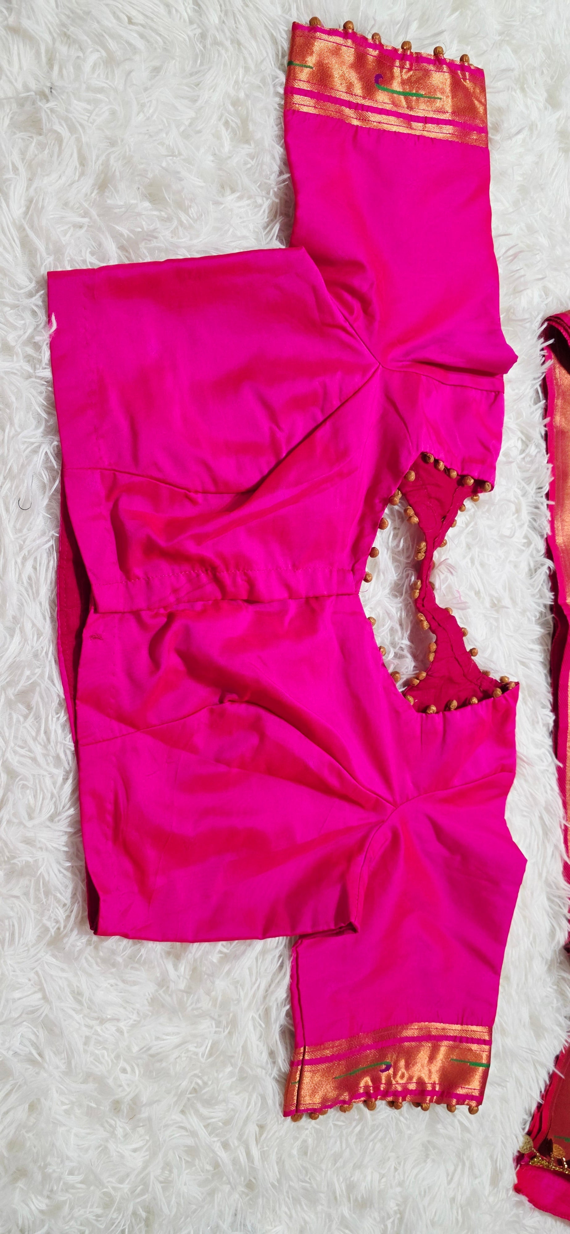 PaithaniSilk Hotpink