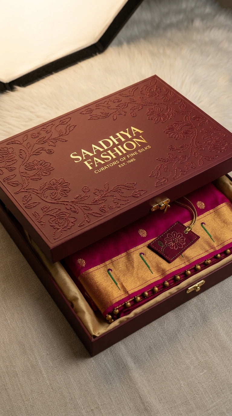 PaithaniSilk Hotpink